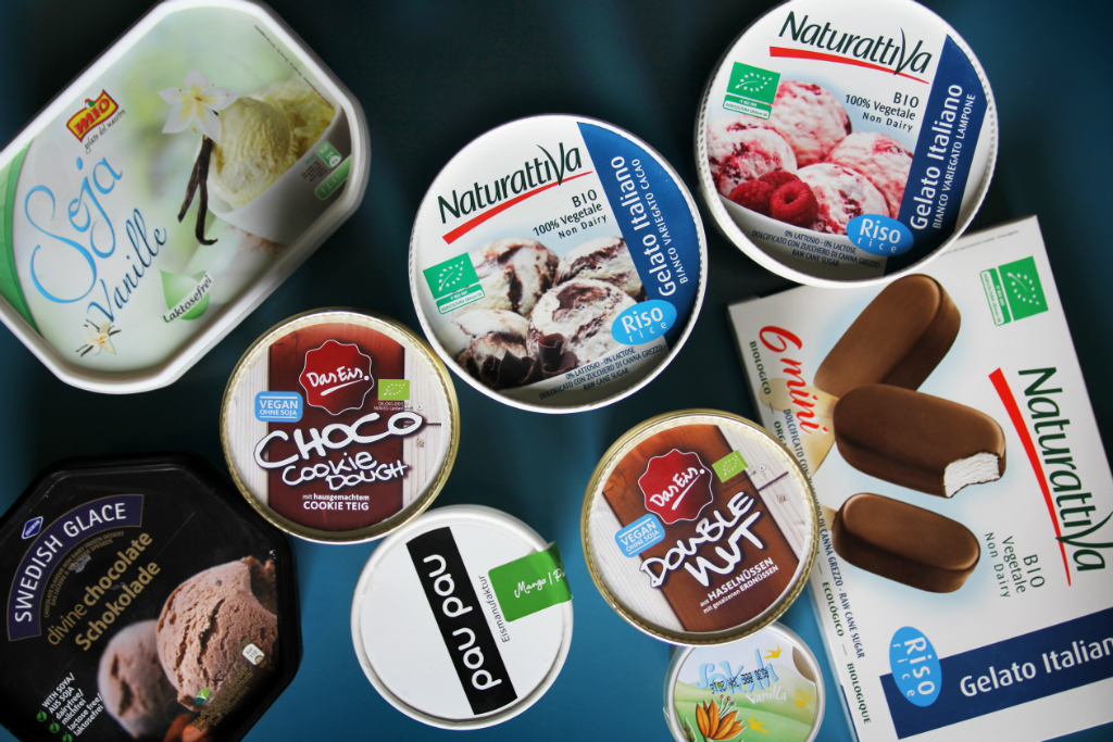 Überblick aller Eissorten